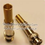 فیش BNC پیچی طلایی
