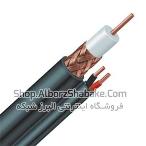 کابل RG59 ترکیبی (بغل برق) دوربین